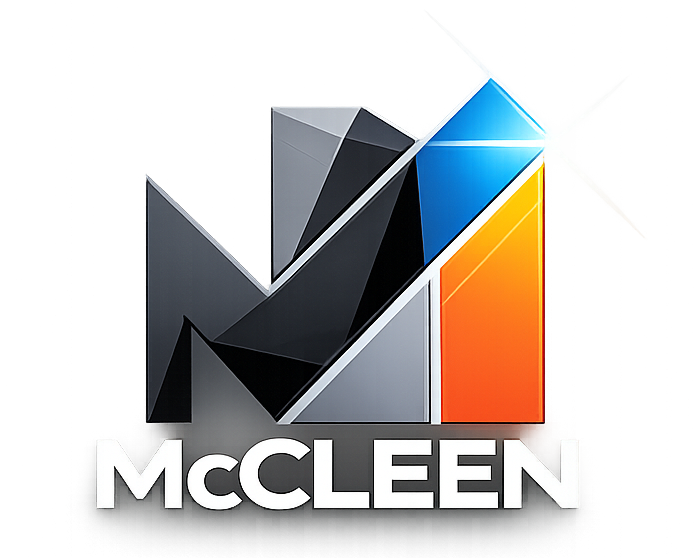 McCleen logo dark mode